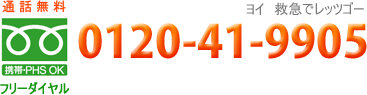 フリーダイヤル　0120-41-9905